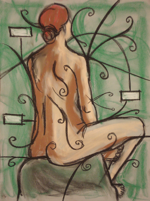 untitled drawing of trish 002