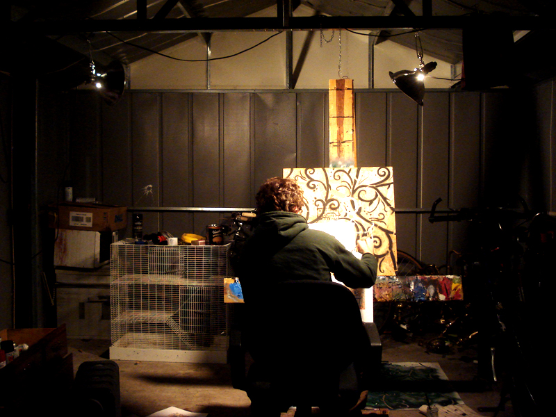 in the shed studio