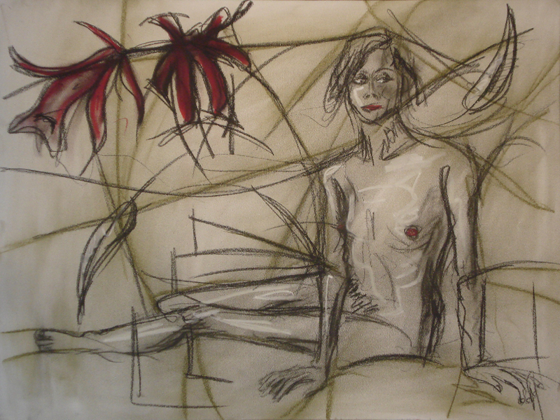 untitled drawing of hillary 003