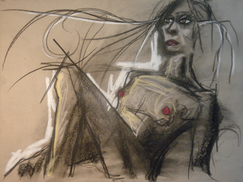 untitled drawing of hillary 004