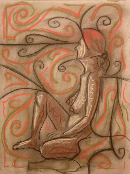 untitled drawing of trish 011