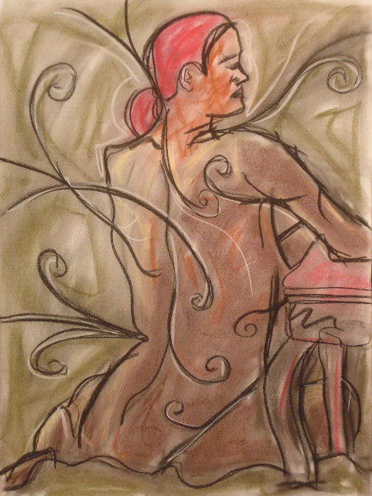 untitled drawing of trish 013