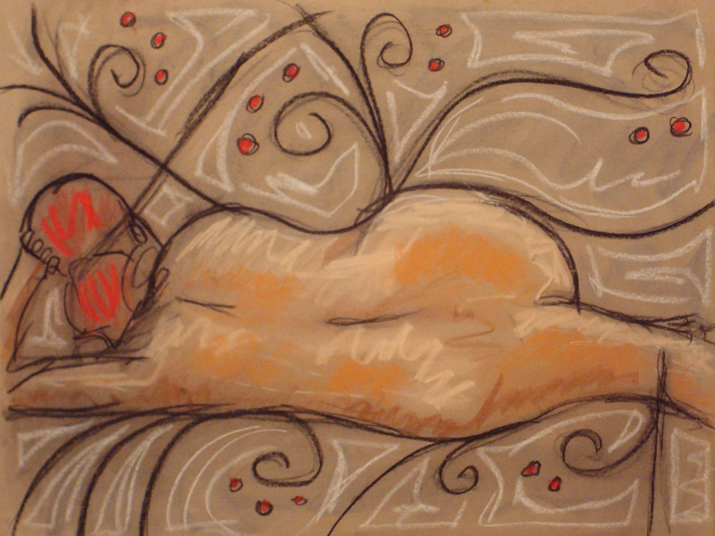 untitled drawing of shelly 005