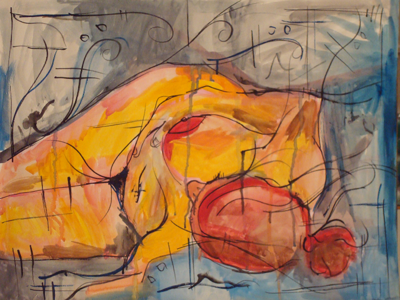 untitled painting of shelly 004