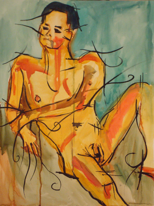 untitled painting of tom 001