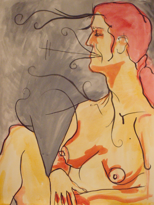 untitled drawing of trish 002