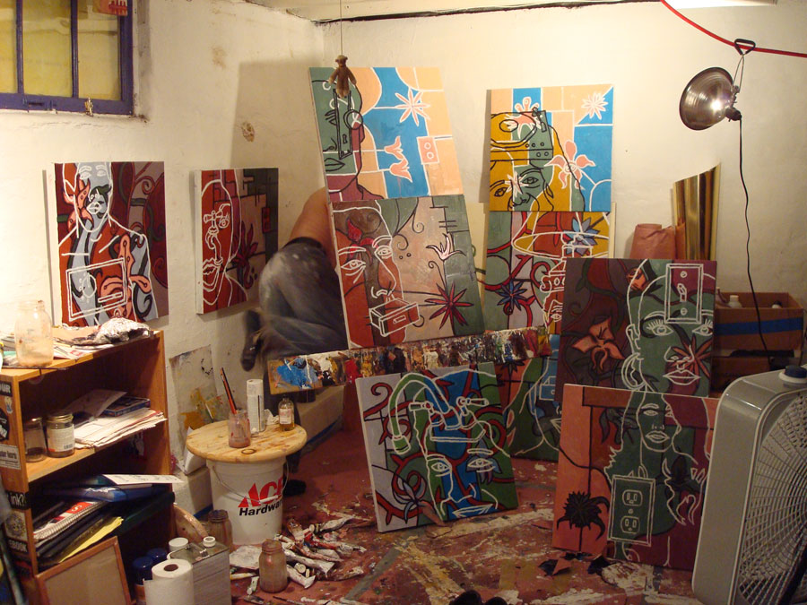 with ten new paintings