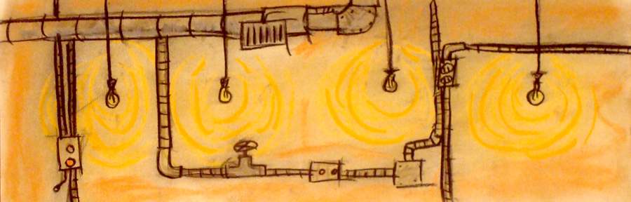 the basement