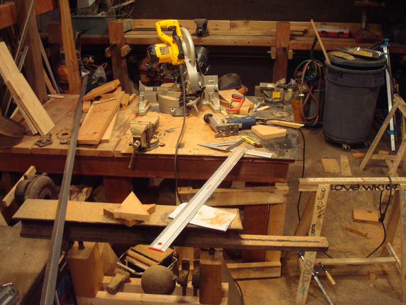 upstairs work space