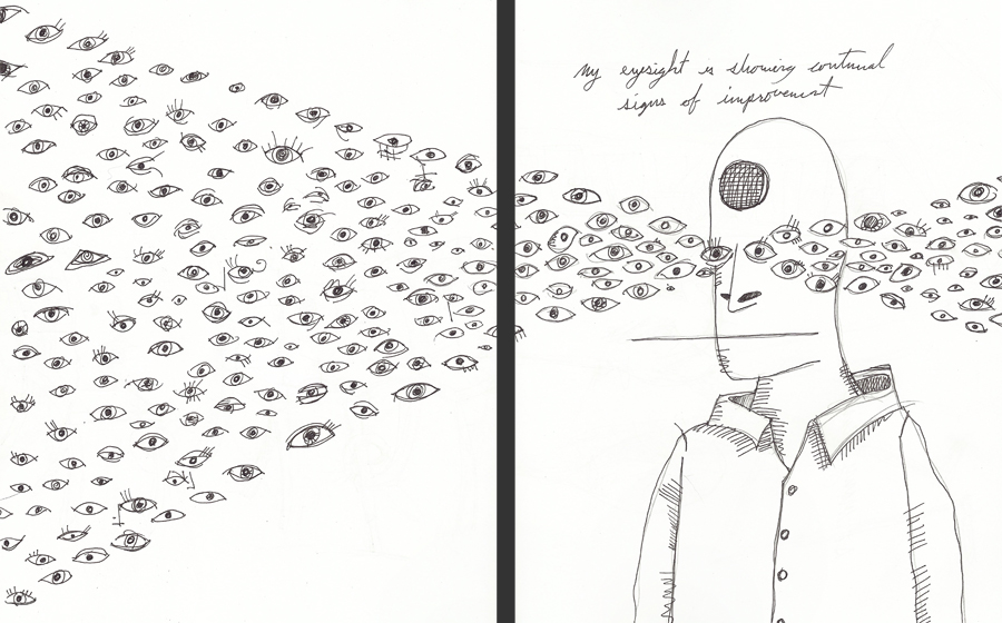 my eyesight is showing continual signs of improvement