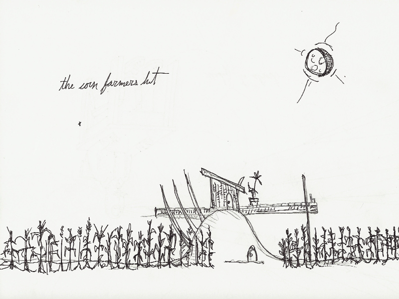 the corn farmers hut