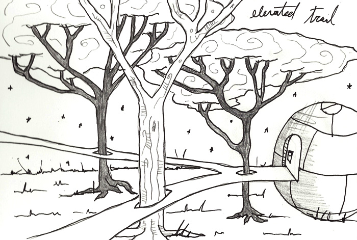 elevated trail