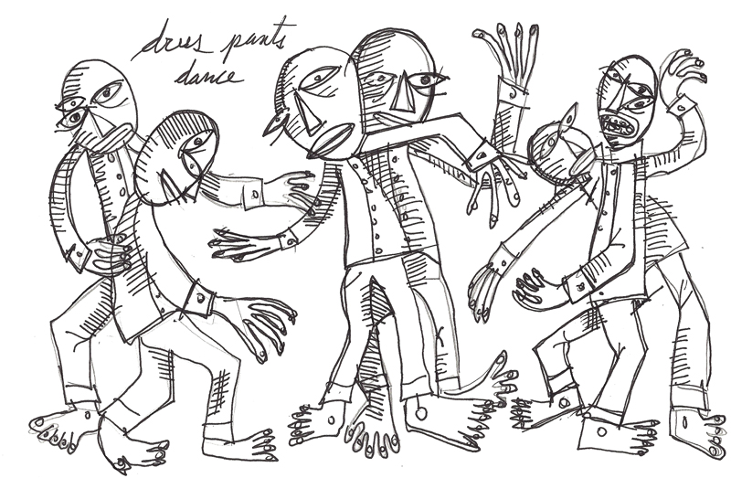 dress pants dance
