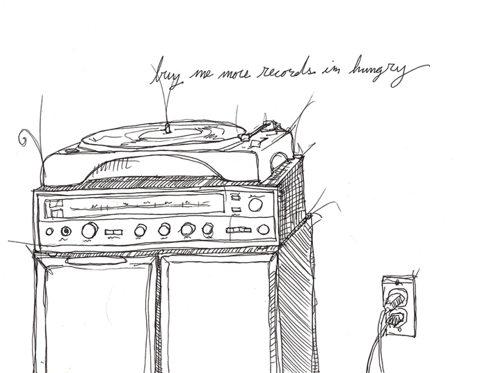 buy me more records im hungry