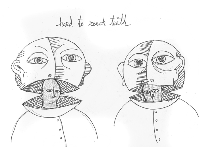hard to reach teeth