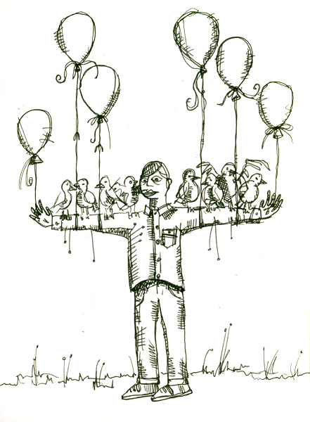 birds and balloons