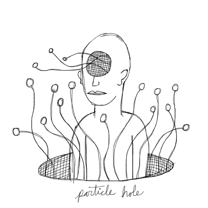 particle hole