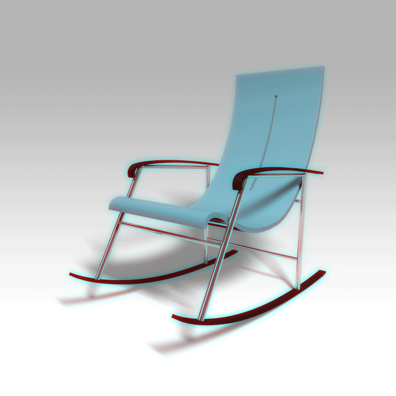 when in doubt design a rocking chair